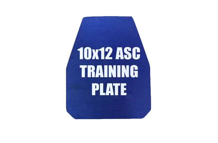 Custom Armor Group Non Ballistic Blue Marked SAPI Training Plate - view 7